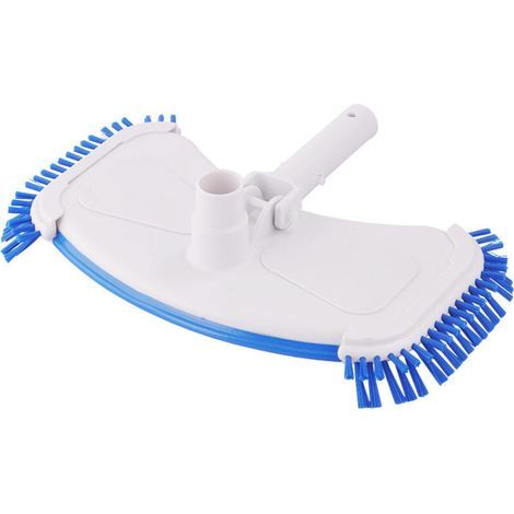Tête d'aspirateur de piscine lestée de type papillon, tête de brosse pour aspirateur de piscine, outil de nettoyage monté sur le dessus (1/4)