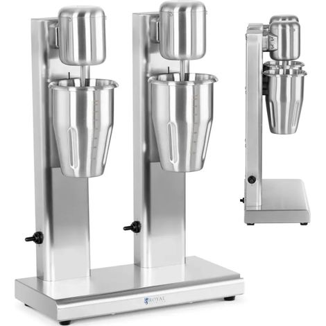 Koktajler shaker mikser barowy podwójny 2 x 1 l 15000 obr./min (1/5)