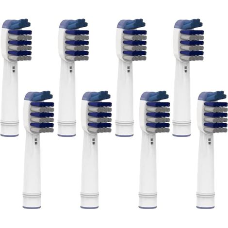 Tri-Zone Compatible Replacement Brush Heads, Triple Action Cleaning, DuPont Soft Bristles, Gum Protection (1/5)