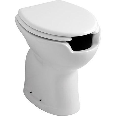 WC Ergonomico Disabili Ceramica H 49 Sally con Copriwater (1/3)