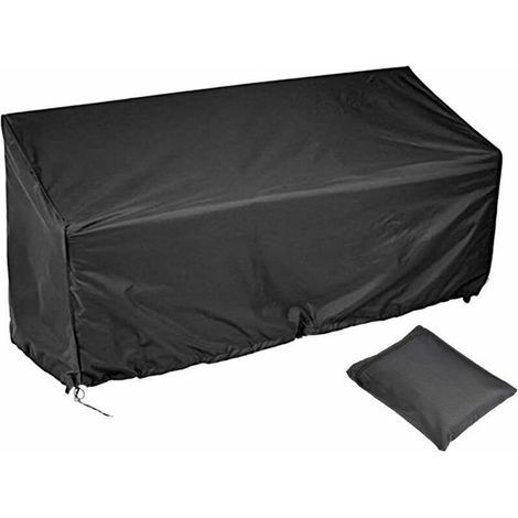 Housse imperméable pour banc de jardin, protection pour assise de banc de jardin, 162 x 66 x 63/89 cm (1/5)