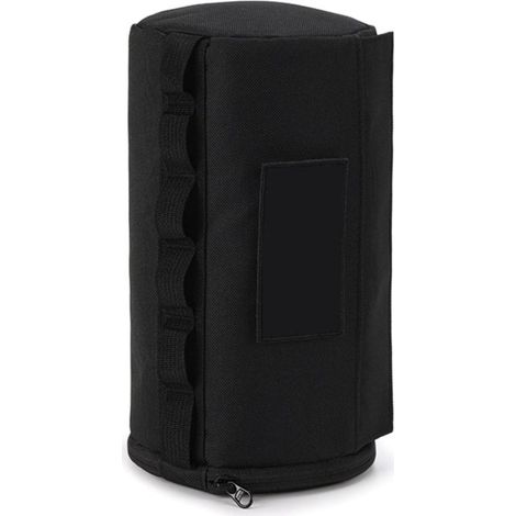 Distributeur de sac de rangement en tissu imperméable avec anneaux de fixation, parfait pour la randonnée, support de toilette imperméable pour le camping (1/5)