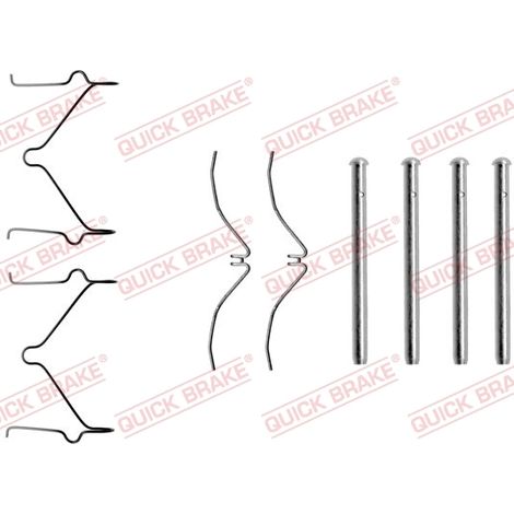 Kit d'accessoires, plaquette de frein à disque Quick Brake 109-1124 MAZDA
