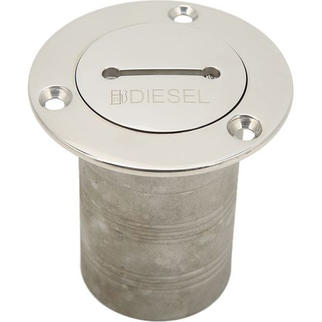 Port de Remplissage 316L Inox 50mm pour Réservoir Gasoil Bateau - Raccord Marine Yacht (1/5)