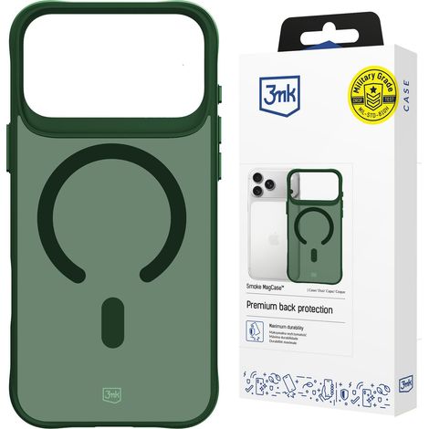 Apple iPhone 17 Pro - Custodia MagCase 3mk Smoke Verde (1/5)