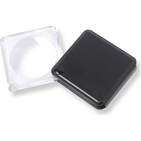MagniFlip loupe de poche pliante, grossissement de 3x, avec un étui protecteur de montage fixe (GN-33) Noir (1/5)