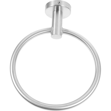 porte serviettes rond en aluminium pour salle de bain porte (1/5)