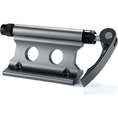 Support de Roue Avant de vélo de Montagne Bloc de vélo Support de Fourche Support de Fourche de vélo pour Fournitures de Voyage en Plein air (Argent)