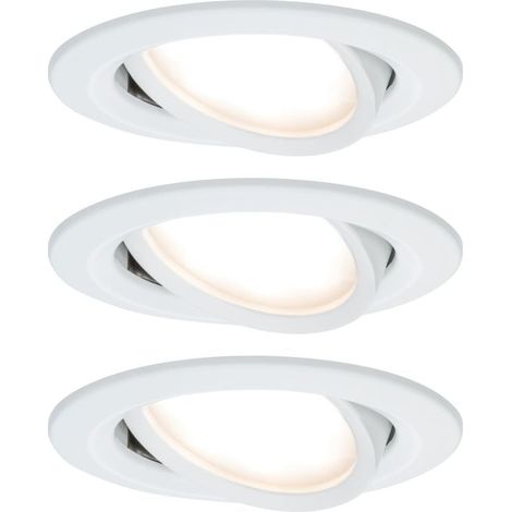Paulmann 93485 Nova Einbauleuchte 3er Set LED LED 18 W Weiß (matt) (1/3)