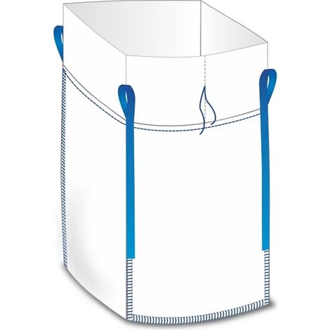 BIG BAG mit Schürze Tragkraft 1000 kg, 90 x 90 x 110 cm 1 25 stück