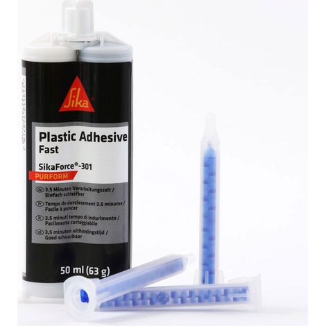 SikaForce-301 50ml 2K Kleber Kunststoffreparatur Purform (1/2)