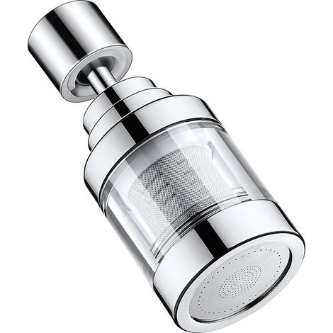 Filtro de agua, purificador de grifo giratorio de 360 grados, súper adsorción, resistente a salpicaduras para grifo de cocina. (1/5)