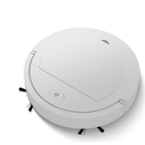 Robot Aspirateur, Laveur de sol, Facile à Utiliser, 3 Modes de Nettoyage, Silencieux, or rose，UBS，Blanc (1/4)