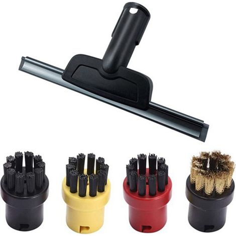 Kärcher Accessories Small Round Brush Steam Brush Glass Scraper Mirror Scraper Suitable for Karcher (1/5)