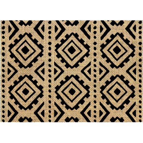 Set de table en toile de jute Ethnik N°3 (1/2)
