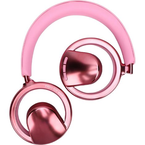 Casque Bluetooth RVB avec Microphone Détachable, Conception Confortable et 20 Heures de Lecture pour la Maison et Les Voyages (Pink) (1/5)