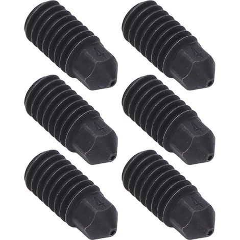 10 séries Kit de 6 buses de rechange de 0,4 mm pour imprimante 3D Bambu Lab H2D (buses en acier trempé). (1/5)