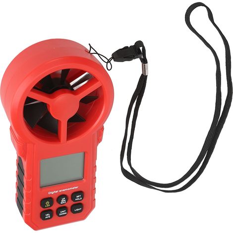 Digital Temperature Wind Speed Meter High Accuracy 5 Units Handheld Anemometer Thermometer (1/5)