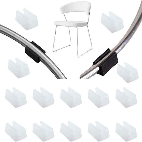 Ersandy – Lot de 32 capuchons de protection pour pieds de meubles – Silicone blanc – Diamètre 10mm – Réduit bruit et rayures au sol - 32pcs (1/5)