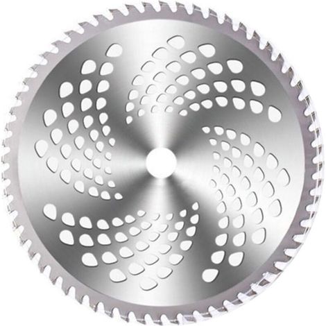 Lame Circulaire - 10 Pouces - 60 Dents - Acier Inoxydable - Pour Debroussailleuse Essence Electrique - Lot De 2