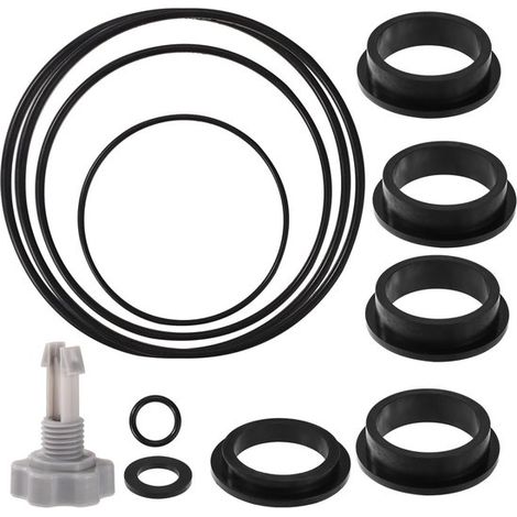 Dailygoods – 12-teiliges Ersatzteilset – Ersatzteile – inklusive Luftventil, O-Ringe, Sandfilterpumpe, Gummi/Kunststoff, Filterteile (1/5)