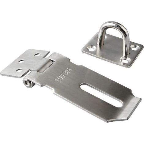 Latch Door, SAYAYO Verrous Door of Securite Cadenas Fermoir Moraillon Latch of Door with Screw for Door, Furniture, Cabinet (1/4)
