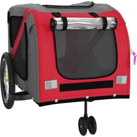Rimorchio/carrello per animali domestici rosso 020044357