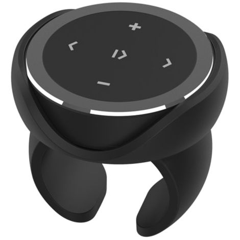 Commandes au volant, bouton multimédia Bluetooth 3.0 sans fil, lecture de musique, télécommande pour iOS/Android-AquaForge (1/5)