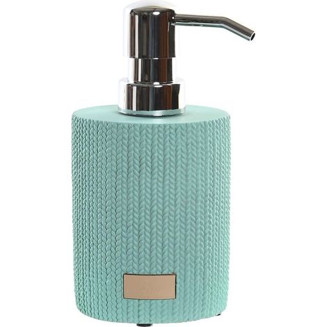 Dispensador de Jabón DKD Home Decor Cemento Menta Verde Polipropileno (1/2)