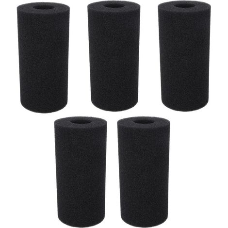 Filter Sponge, Reusable and Washable Foam Filter Cartridge, for Swimming Pool, Aquarium, Spa (5 Pieces) A (1/5)
