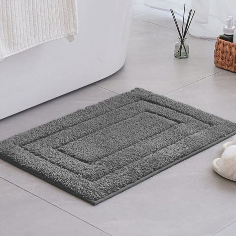 Tapis Salle De Bain - 40x60 cm - Microfibre Haute Densité - Pour Salle De Bain Cuisine Entrée - 1 Pièce (1/5)