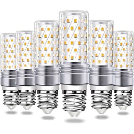 Lot de 6 Ampoules Led E27 12W (Équivalent Ampoule Halogène 100W )1200LM Blanc Froid 6000K Angle du Faisceau 360 220-240V