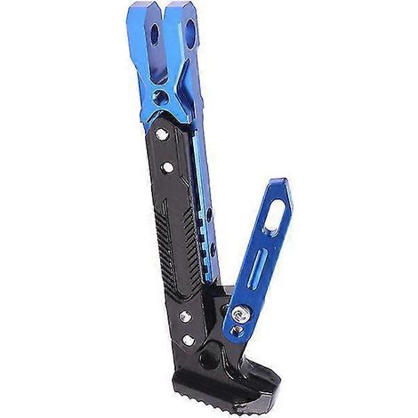 Motorrad-Seitenständer, Fußstützenhalterung, Parkstützenhalter, Pitbike-Zubehör, Motorradzubehör, Universal – Blau (1/5)