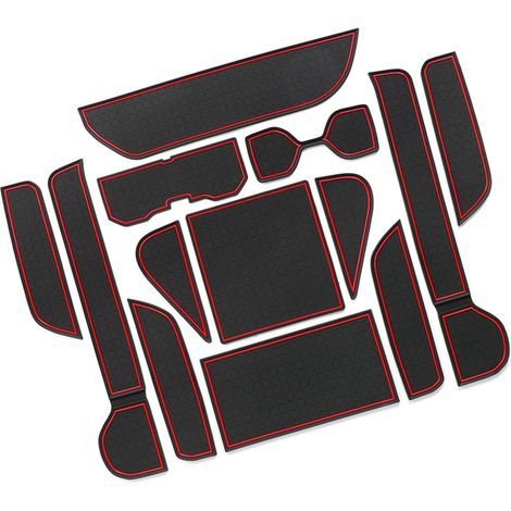 Porte-gobelets antidérapants en PVC pour intérieur de voiture (1/5)