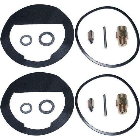 Kit de reparación y reacondicionamiento de carburador de 2 piezas para motor de cortacésped Kohler K91 K301 K321 K482 K532 25 757 01-S