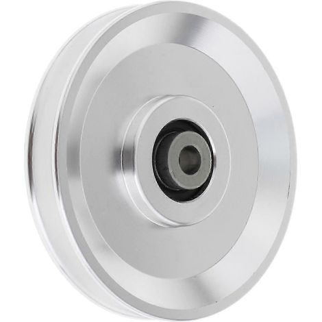 Bearing Pulley Wheel Gym Accessory Universal for Cable Machine Gym Equipment 54mm Silver (1/5)