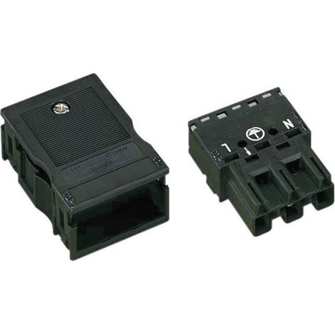 WAGO 770-113/K010-165 Netz-Steckverbinder WINSTA MIDI Stecker, gerade Gesamtpolzahl: 2 + PE 25 A Sch (1/3)
