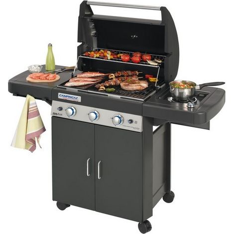 1PZ BARBECUE DUALGAS 3 SERIES CLASSIC LS PLUS DARK cm. 120,5x60x116 h (1/2)