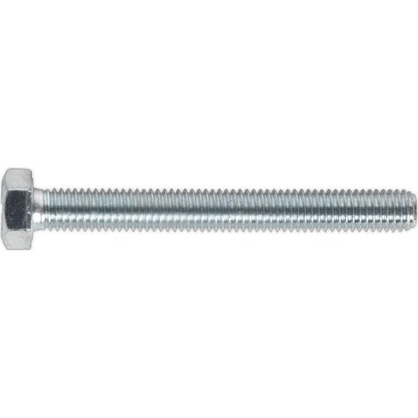 Sealey HT Setscrew M8 x 70mm 8.8 Zinc Pack of 25 SS870