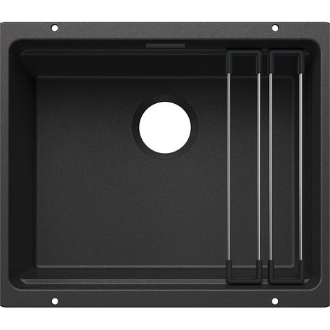 Blanco Etagon 500 - Silgranitspüle, 53x46 cm, mit Zubehör, Anthrazit 527757 (1/5)