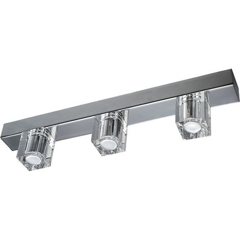 Bande HYDROS TROIS LUMIÈRES AVEC TULIPE DE CRISTAL CR 43-603-01-001