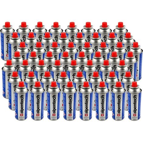 Pack de 56 Cartouches de gaz 250g butane Camping Butane ALPENTECH (1/5)