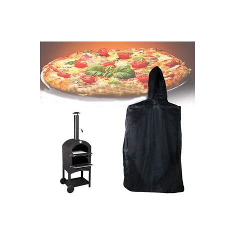 2 housses Oxford noires 170×65×55 cm – Pour four à pizza et barbecue – Anti‑pluie, anti‑poussière, idéal pour extérieur (1/5)