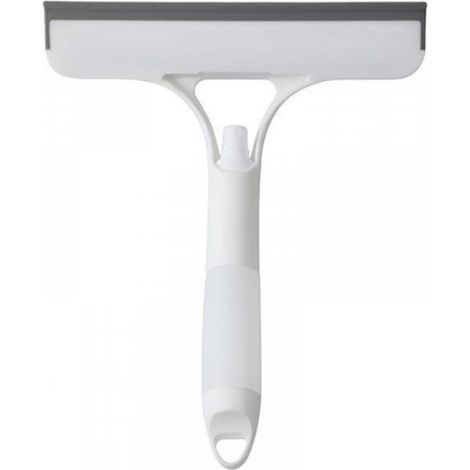 Raclette de douche pour portes en verre Raclette polyvalente pour murs de douche en carrelage, lavabo, miroir, salle de bain et vitres de voiture (blanc) (1/5)