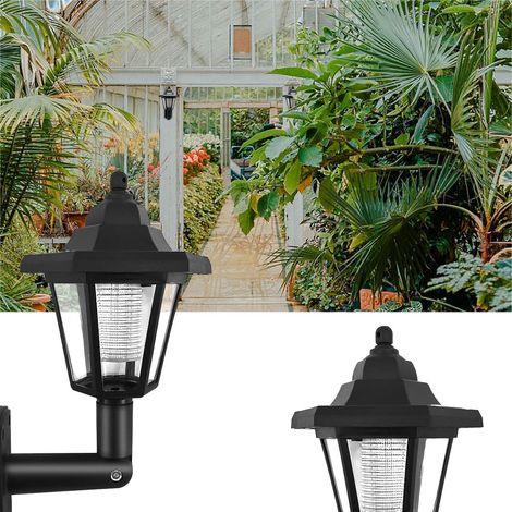 Stück Solarpanel-LED-Sensor-Wandleuchte, sechseckig, Wegleuchte, Gartenleuchte, Zaunleuchte (1/5)