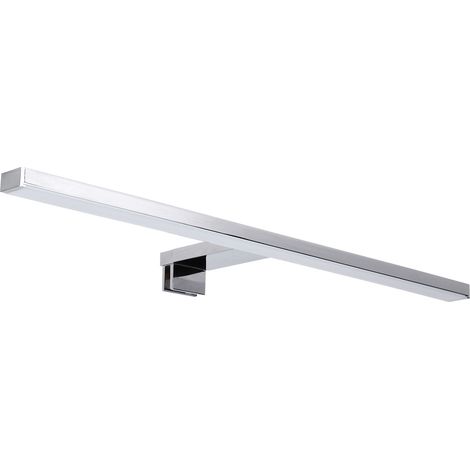 Aric – Applique de salle de bain LED 6,2W 4000K IP44 – Aluminium chromé – Flux lumineux 430lm – Éclairage intégré