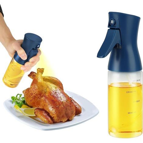 Piece 150ml Kitchen Oil Sprayer, Blue Olive Oil Sprayer, With Graduated Lines Kitchen Oil Sprayer (1/5)