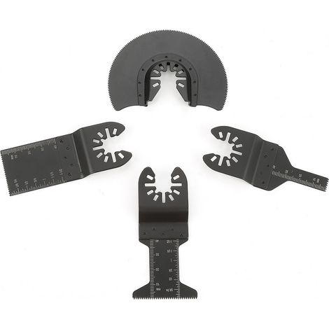 4-teiliges Multifunktions-Sägeblatt, oszillierendes Schneidwerkzeug aus Kohlenstoffstahl (1/5)
