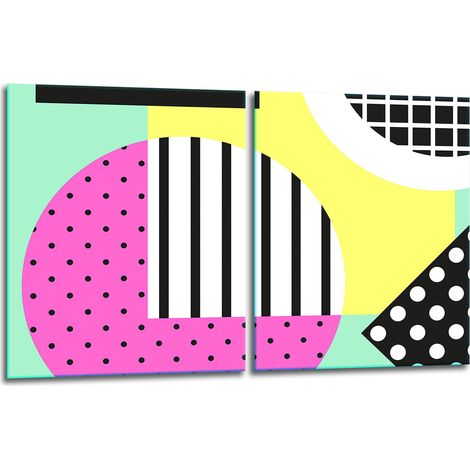 TAGLIERE IN VETRO, PIASTRA 2x40x52 CON MOTIVO (1/5)