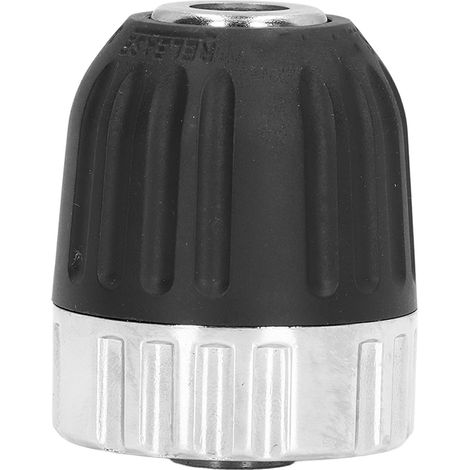 Mandrin de Perceuse à Percussion ABS Vanadium Chrome Steel Conversion pour Drills Électriques 0.8‑10mm (1/5)
